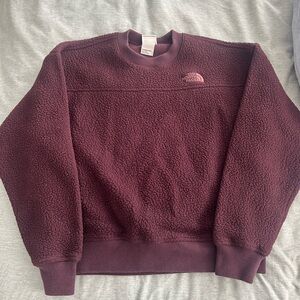 The North Face Maroon Fleece Pullover